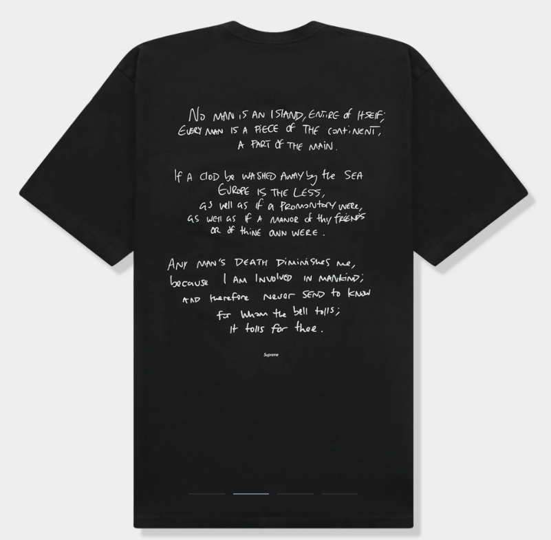 supreme x corteiz rules the world t-shirt